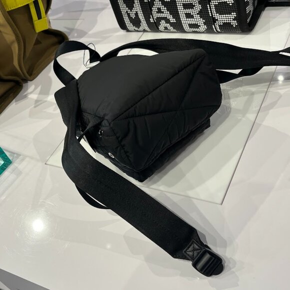 MARC JACOBS Nylon Jumbled Logo Small Backpack Black 4S4HBP002H02 main image 8